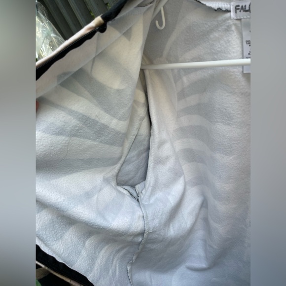 Skeleton hoodie from Dolls Kill realistic graphics front/back/both sides of hood - Picture 9 of 12